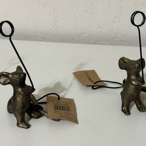 Anthropologie Little Mouse Card Holder